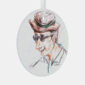 Tourista. Glas Ornament (Voorkant Rechts)