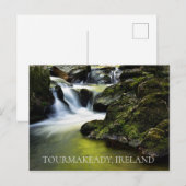 Tourmakeady Ireland Waterfall Briefkaart (Voorkant / Achterkant)