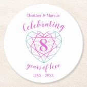 Tourmaline 8 jaar onderzetters ter gelegenheid van (Voorkant)