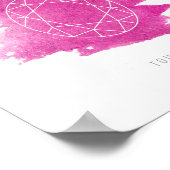 Tourmaline Birthstone oktober Poster (Hoek)