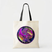Tourmaline Cosmic Dragon Canvas tas (Voorkant)