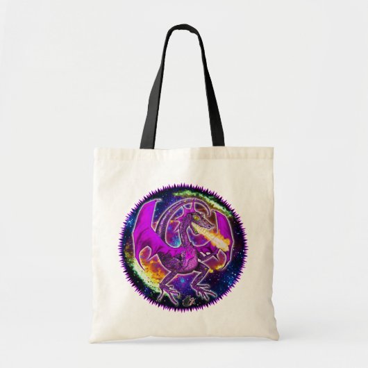 Tourmaline Cosmic Dragon Canvas tas (Voorkant)