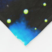 Tourmaline Cosmic Dragon Fleece Deken (Hoek)