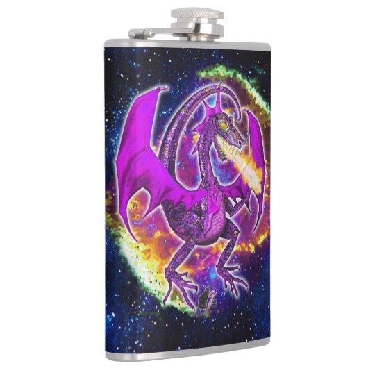 Tourmaline Cosmic Dragon Heupfles (Rechts)