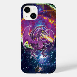 Tourmaline Cosmic Dragon Hoesje-Mate iPhone Case