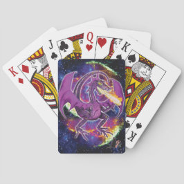 Tourmaline Cosmic Dragon Pokerkaarten