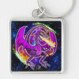 Tourmaline Cosmic Dragon Sleutelhanger