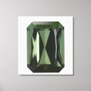 Tourmaline gem, 3 canvas afdruk