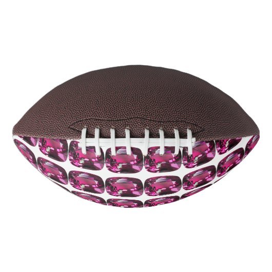 Tourmaline Gemstone Pink American Football (Voorkant)