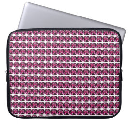 Tourmaline Gemstone Pink Laptop Sleeve