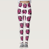 Tourmaline Gemstone Pink Leggings (Voorkant)