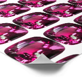 Tourmaline Gemstone Pink Poster (Hoek)