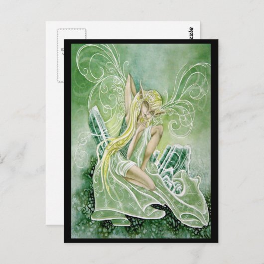 Tourmaline Green Briefkaart (Voorkant / Achterkant)