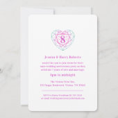 Tourmaline jubileum 8 jaar foto uitnodigingen (Achterkant)