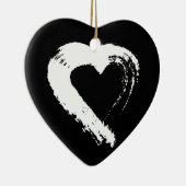 Tourmaline Moon Heart Car Ornament (Rechts)