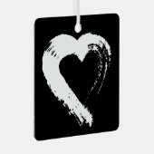 Tourmaline Moon Heart Car Ornament (Voorkant Rechts)