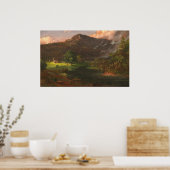 Tourn Mountain - Jasper F. Cropsey Fine Art Poster (Keuken)