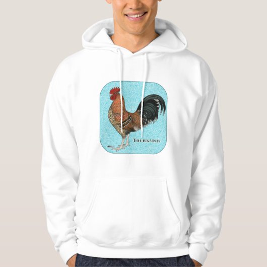 Tournaisis Rooster Hoodie (Voorkant)