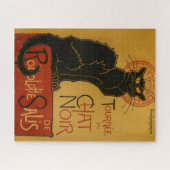 Tournee Chat Noir Black Cat Illustratie Legpuzzel (Horizontaal)