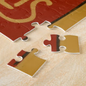 Tournee Chat Noir Black Cat Illustratie Legpuzzel (Zijkant)