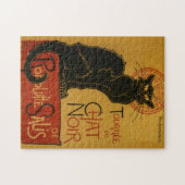 Tournee Chat Noir Black Cat Illustratie Legpuzzel (Horizontaal)