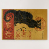 Tournee Chat Noir Black Cat Illustratie Legpuzzel (Horizontaal)