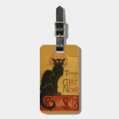 Tournee de Chat Noir Black Cat Bagagelabel (Voorkant verticaal)