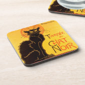 tournee de Chat Noir Black Cat Bier Onderzetter (Linkerzijde)