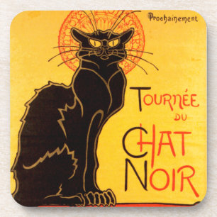 tournee de Chat Noir Black Cat Bier Onderzetter