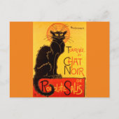 tournee de Chat Noir Black Cat Briefkaart (Voorkant)