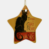 Tournee de Chat Noir Black Cat Keramisch Ornament (Rechts)