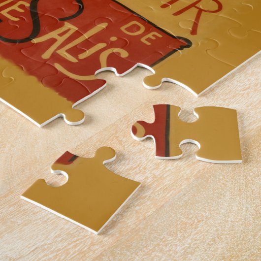 Tournee de Chat Noir Black Cat Legpuzzel (Zijkant)