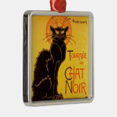  tournee de Chat Noir Black Cat Metalen Ornament (Rechts)