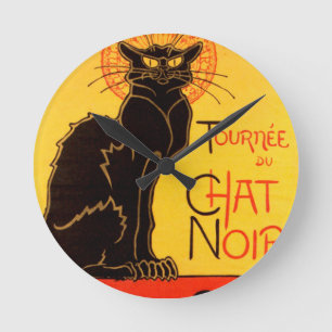 tournee de Chat Noir Black Cat Ronde Klok