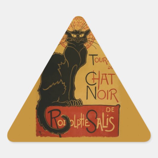 Tournee de Chat Noir Black Cat Sticker (Voorkant)