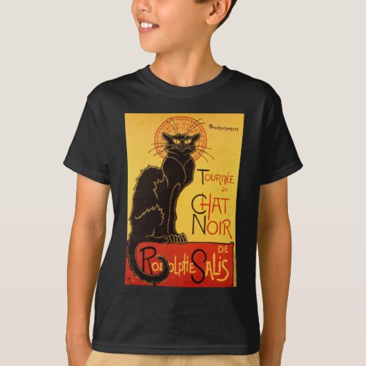  tournee de Chat Noir Black Cat T-shirt (Voorkant)