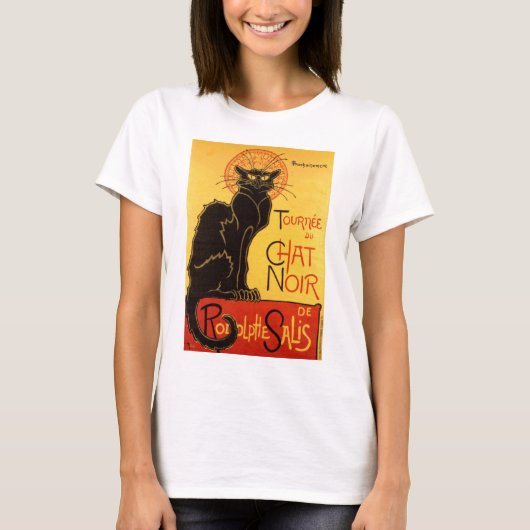  tournee de Chat Noir Black Cat T-shirt (Voorkant)
