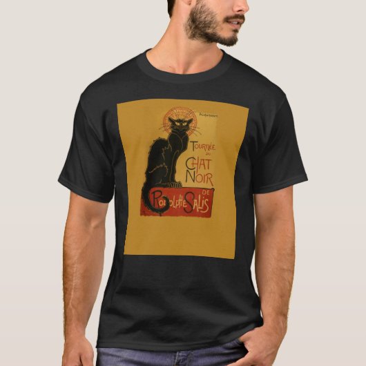 Tournee de Chat Noir Black Cat T-shirt (Voorkant)
