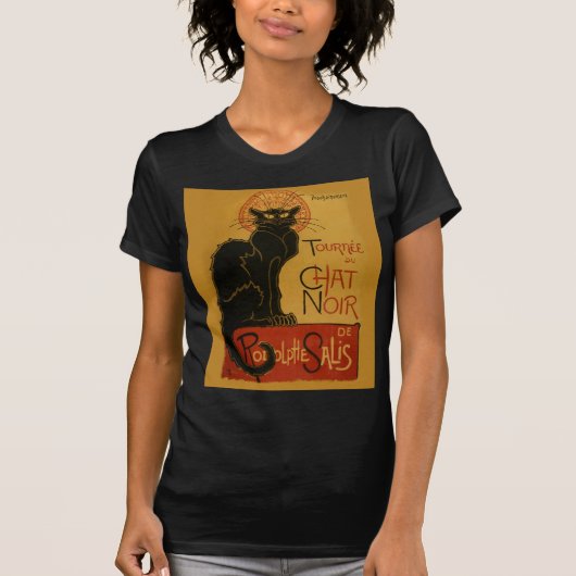 Tournee de Chat Noir Black Cat T-shirt (Voorkant)