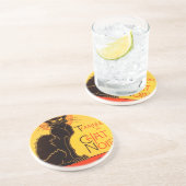  tournee de Chat Noir Black Cat Zandsteen Onderzetter (Zijkant)