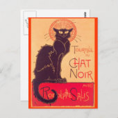 Tournee de Chat Noir Cards Briefkaart (Voorkant / Achterkant)