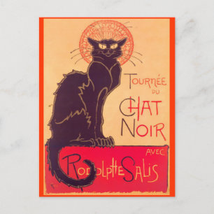 Tournee de Chat Noir Cards Briefkaart