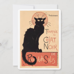 Tournee du Chat Noir (1896 Bedankkaart