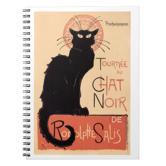 Tournee du Chat Noir (1896 Notitieboek (Voorkant)