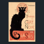 Tournee du Chat Noir (1896) Poster<br><div class="desc">Tournee du Chat Noir (1896) door Theophile Alexandre Steinlen public domain , cat , art nouveau , chat noir , illustraties , black cat , , tournee du chat noir</div>