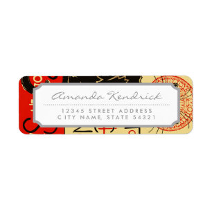 Tournée du Chat Noir Art Nouveau Etiket