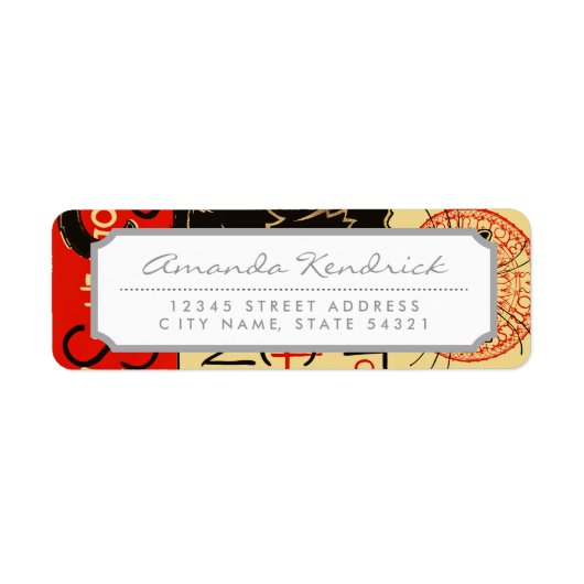 Tournée du Chat Noir Art Nouveau Etiket (Voorkant)