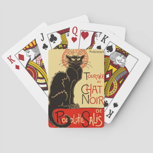 Tournée du Chat Noir Art Nouveau Speelkaarten (Achterkant)