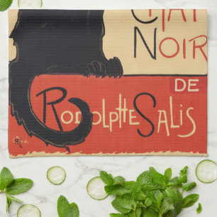 Tournee du Chat Noir,  art nouveau Theedoek