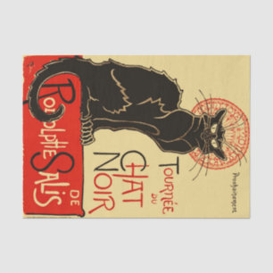 Tournée du Chat Noir Art Nouveau Tissuepapier